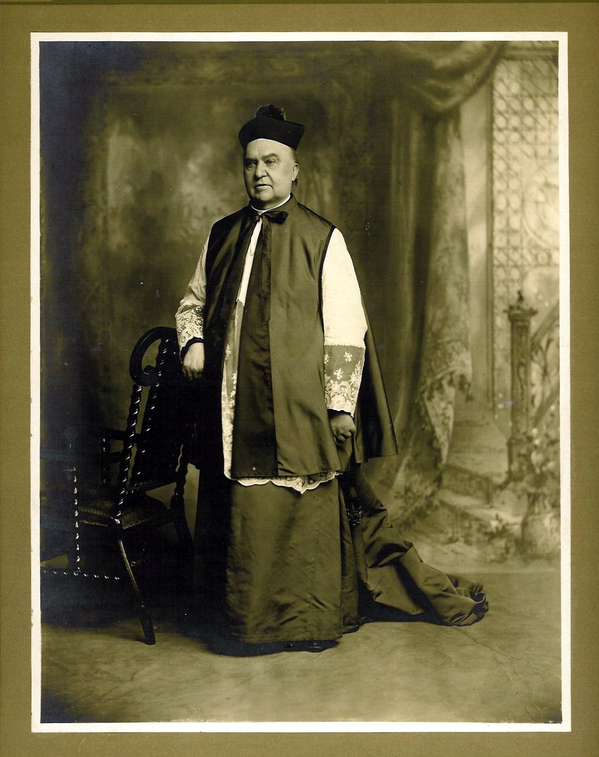 msgr-bornemann Monsignor George Bornemann black and white photo